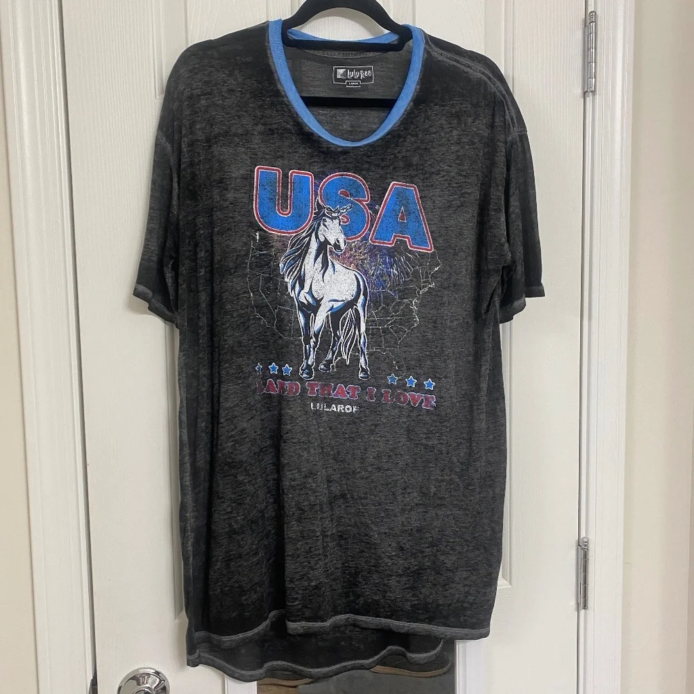 LulaRoe (L) T-Shirt - Gently Used - Picture 1 of 4